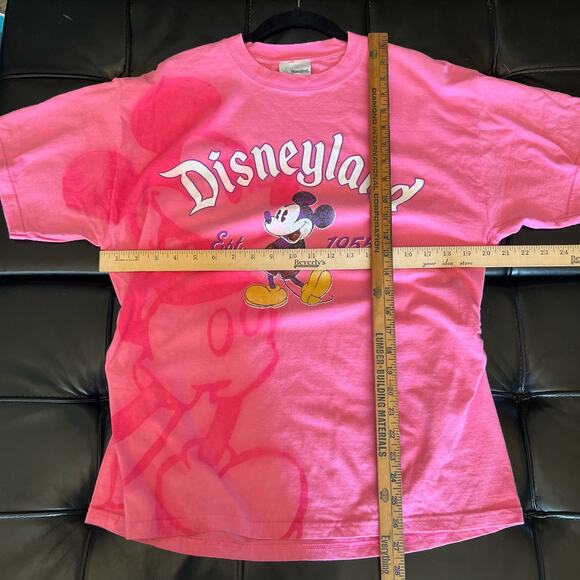 Disney maternity Hanes beefy T pink Mickey Mouse resort T-shirt - Picture 9 of 9